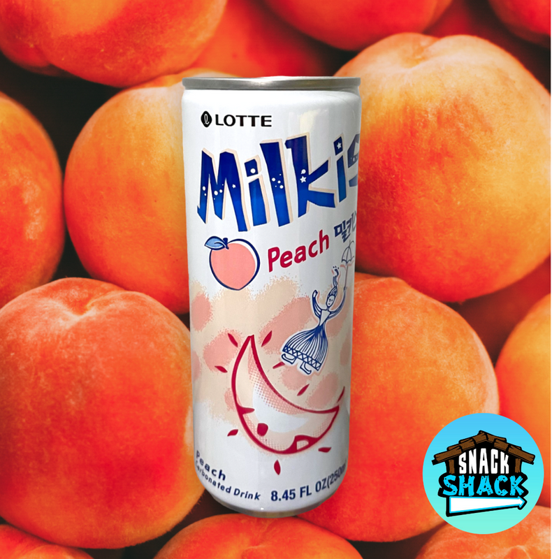 Milkis Peach Carbonated Drink (South Korea) - Snack Shack Drive Thru