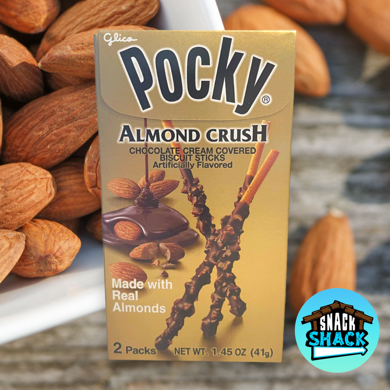 Pocky Almond Crush Chocolate Biscuit Sticks (Japan) - Snack Shack Drive Thru