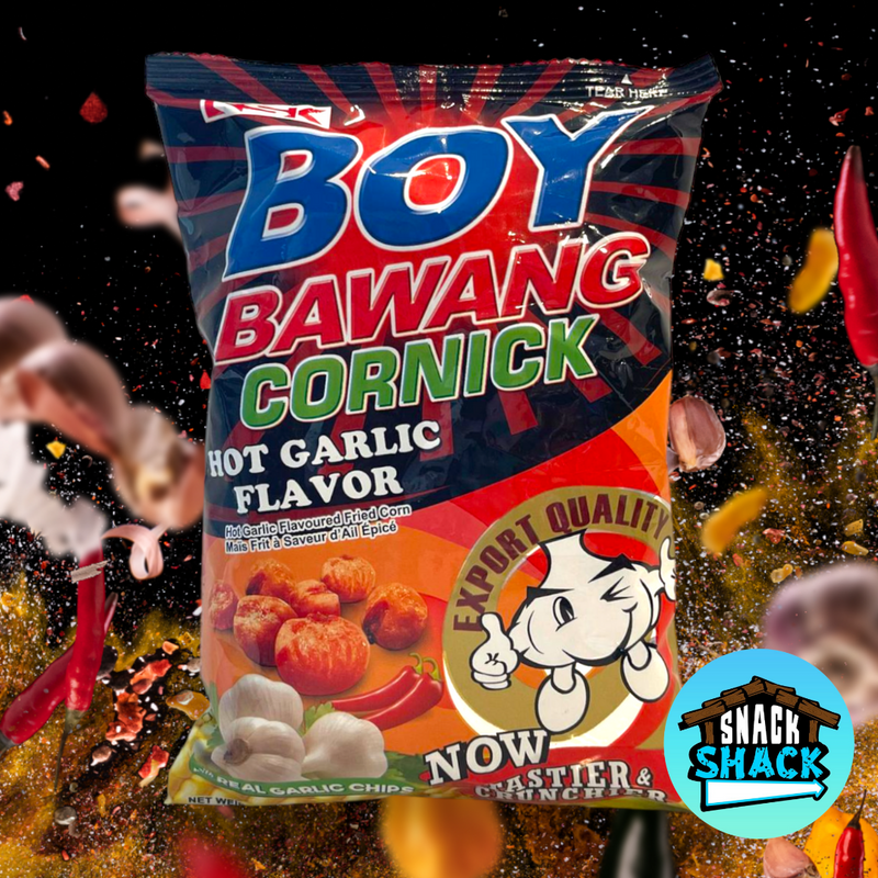 Boy Bawang Cornick Hot Garlic Flavor (Philippines) - Snack Shack Drive Thru