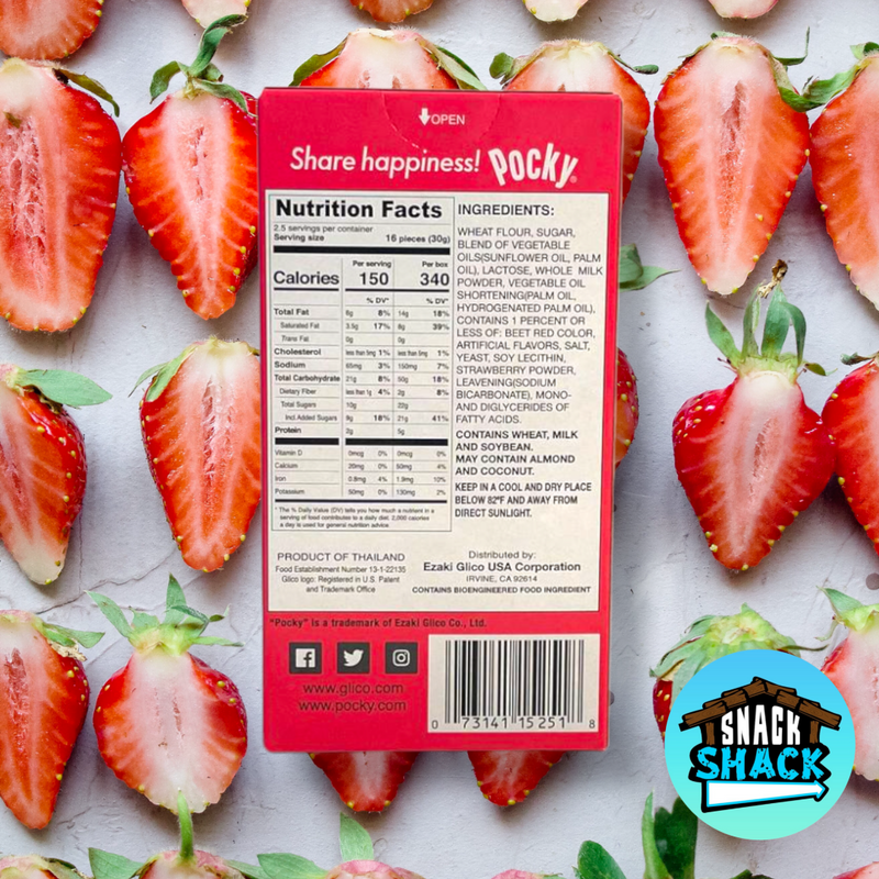 Pocky Strawberry Biscuit Sticks (Thailand) - Snack Shack Drive Thru