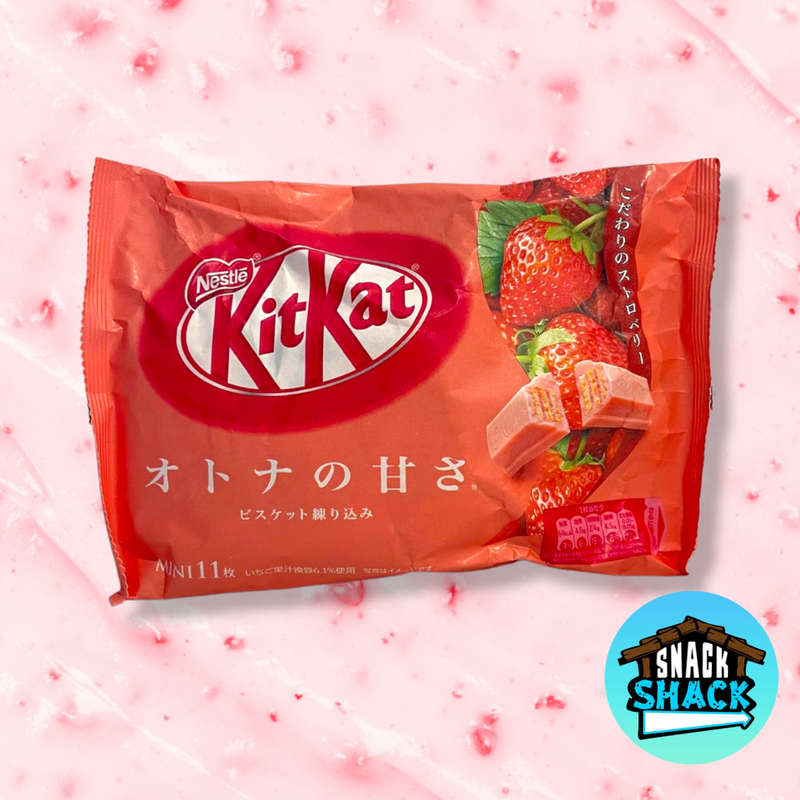 Kit Kat Strawberry (Japan) - Snack Shack Drive Thru