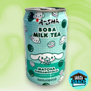 A-Sha Boba Milk Tea Matcha Cinnamoroll Flavor (Taiwan)