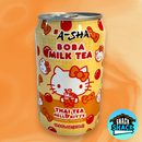 A-Sha Boba Milk Tea Thai Tea Hello Kitty Flavor (Taiwan)