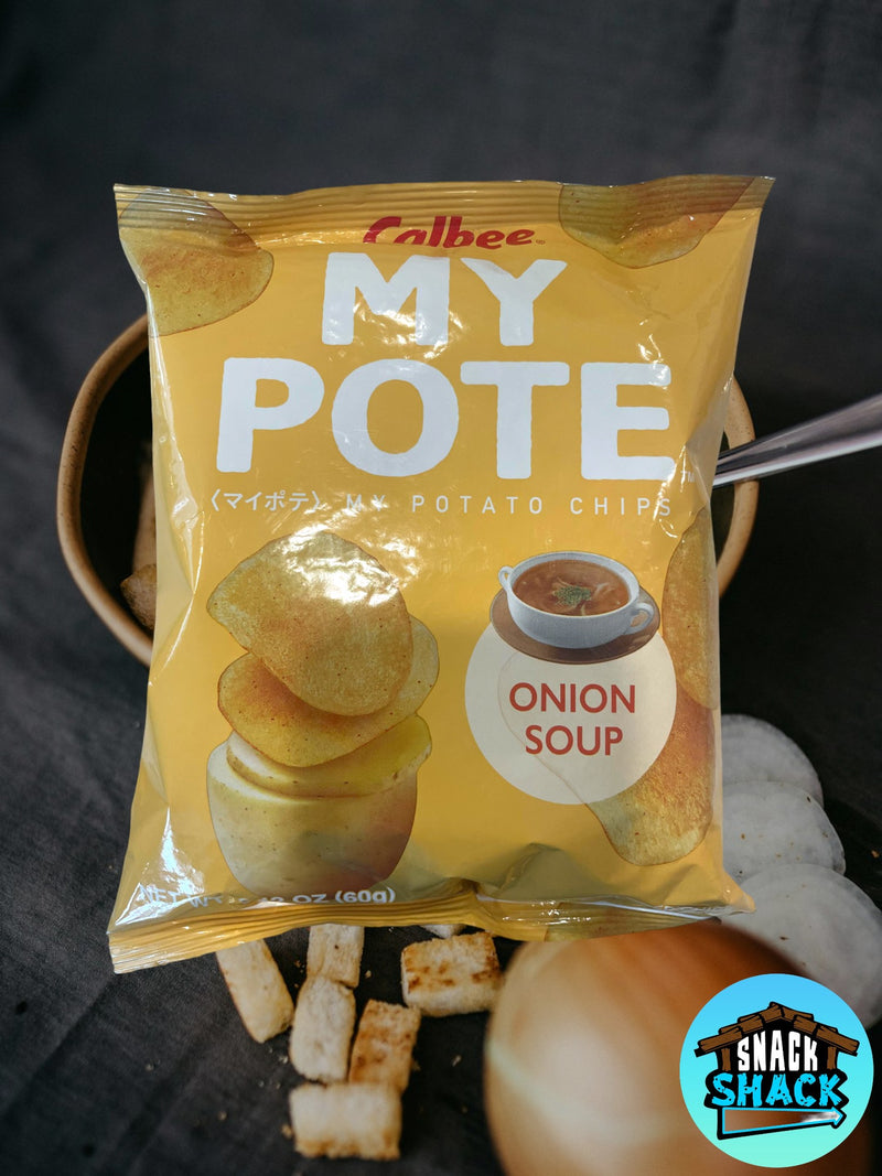 Calbee My Pote Onion Soup Flavor Chips (Japan)