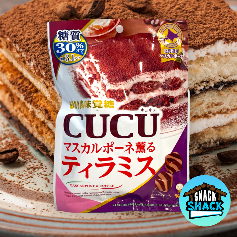 CUCU Tiramisu Candies (Japan) - Snack Shack Drive Thru