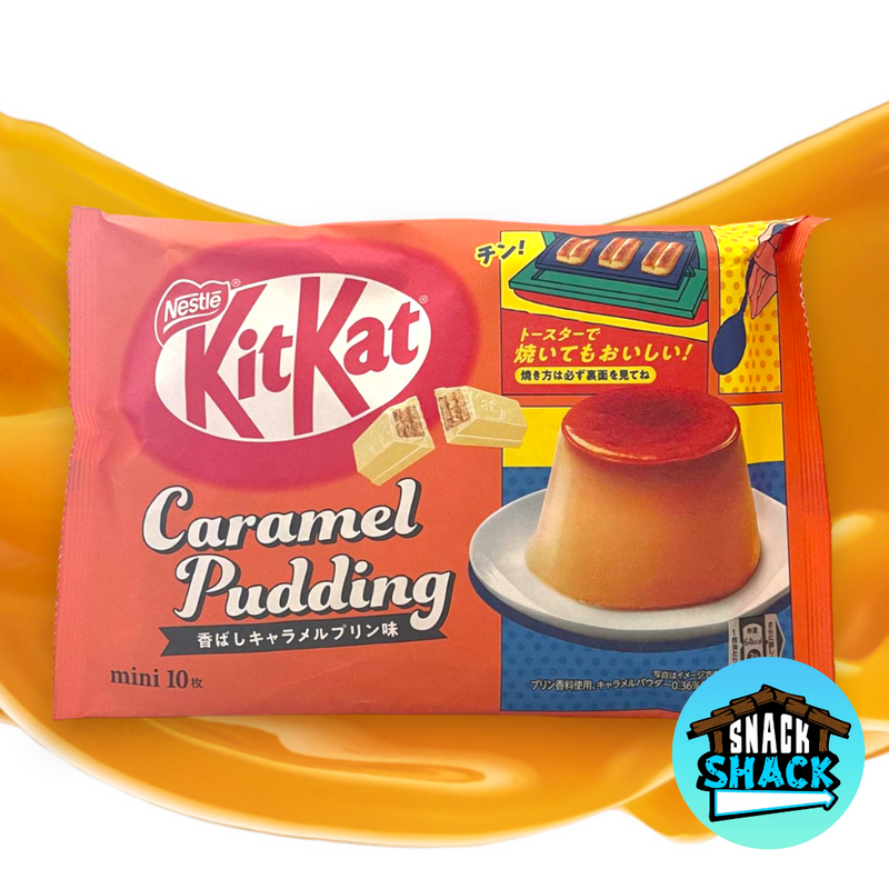 Kit Kat Caramel Pudding Flavor (Japan) - Snack Shack Drive Thru