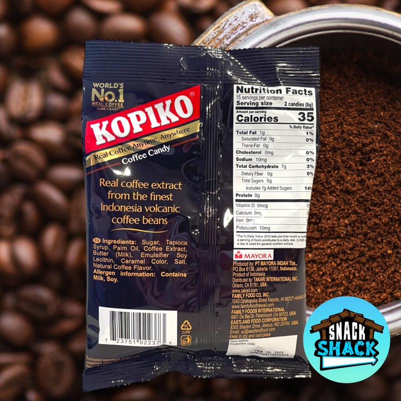 Kopiko Coffee Candy (Indonesia) - Snack Shack Drive Thru