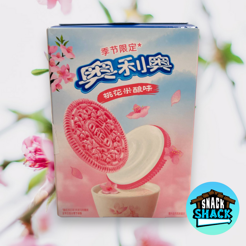 Oreo Peach Blossom Rice Flavor (China) - Snack Shack Drive Thru