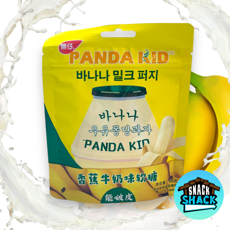 Panda Kid Banana Flavored Soft Candies (China) - Snack Shack Drive Thru