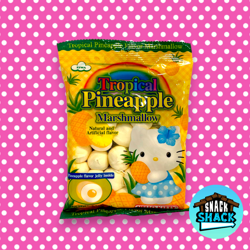 Hello Kitty Pineapple Marshmallow (Japan) - Snack Shack Drive Thru