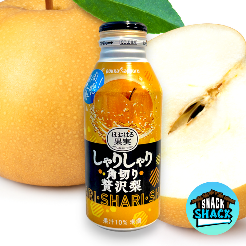 Pokka Sapporo Shari Shari Pear Drink (Japan) - Snack Shack Drive Thru