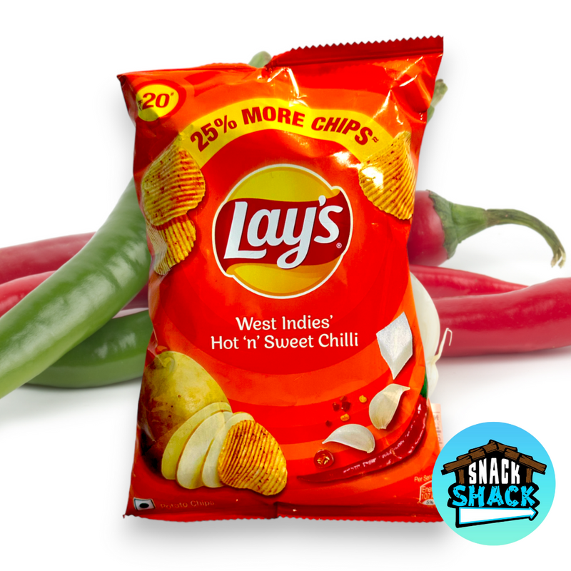 Lay's West Indies' Hot 'n' Sweet Chilli Flavor (India) - Snack Shack Drive Thru
