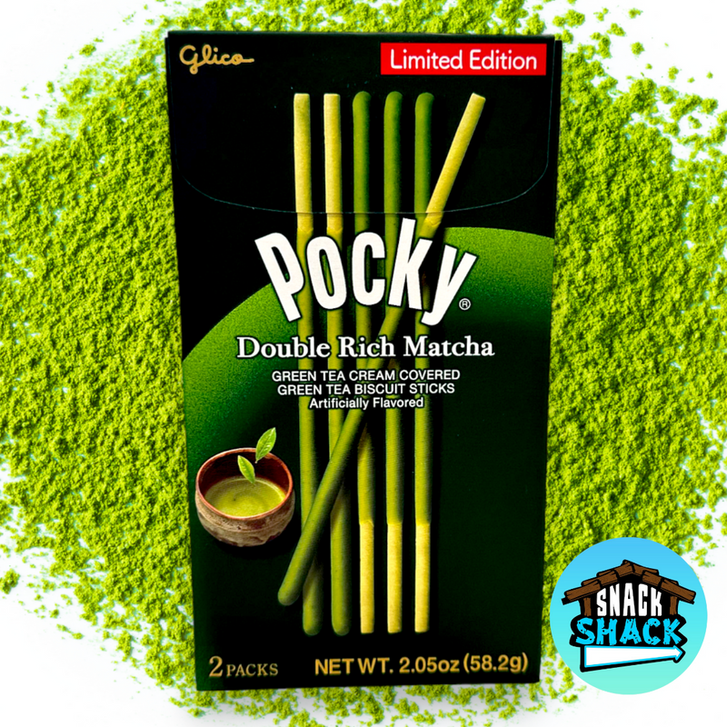 Pocky Limited Edition Double Rich Matcha Biscuit Sticks (Japan) - Snack Shack Drive Thru