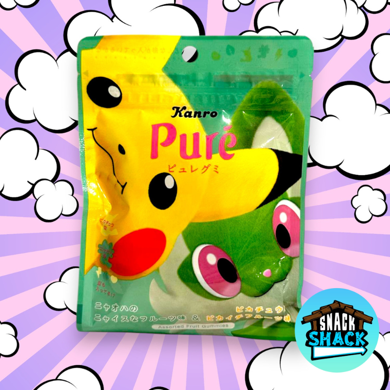 Kanro Pokemon Assorted Fruit Flavor Gummy Candy (Japan)