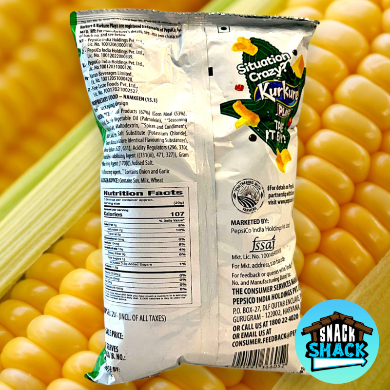 KurKure Playz Puffcorn Yummy Cheese (India)