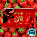 Meiji Rich Strawberry Chocolate Sandwich Cookies (Japan)