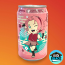 OceanBomb Naruto Sakura Haruno Sparkling Water Lychee Flavor (Taiwan)