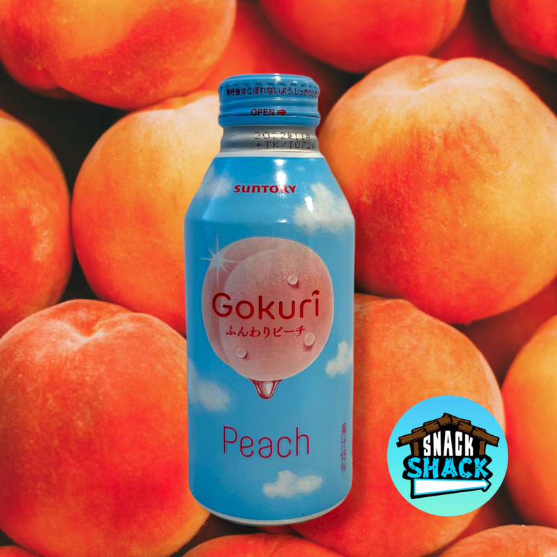 Suntory Gokuri Funwari Peach Soft Drink (Japan) - Snack Shack Drive Thru