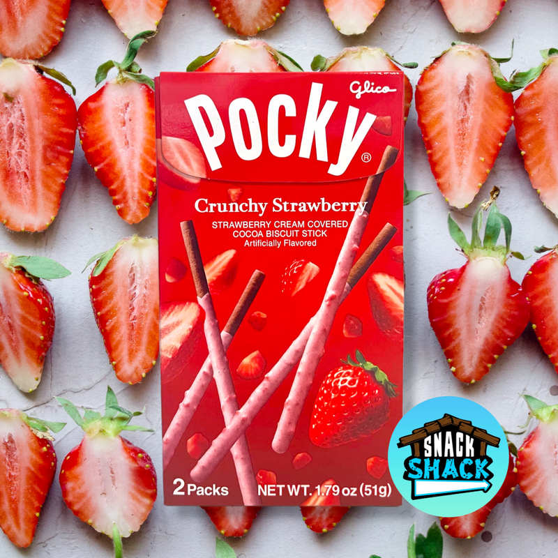 Pocky Crunchy Strawberry (Japan) - Snack Shack Drive Thru