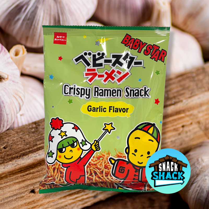 Baby Star Crispy Ramen Snack Garlic Flavor (Taiwan) - Snack Shack Drive Thru