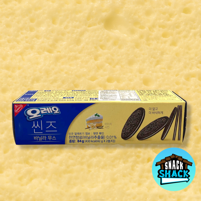 Oreo Thins Vanilla Mousse (South Korea) - Snack Shack Drive Thru