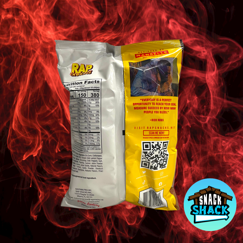 Rap Snacks Rick Ross Sweet Chili Lemon Pepper Chips (USA) - Snack Shack Drive Thru