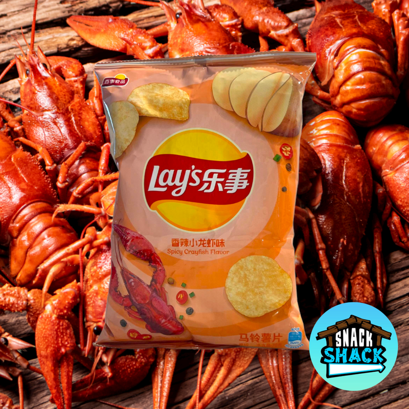 Lay's Potato Chips Spicy Crayfish Flavor (China) - Snack Shack Drive Thru