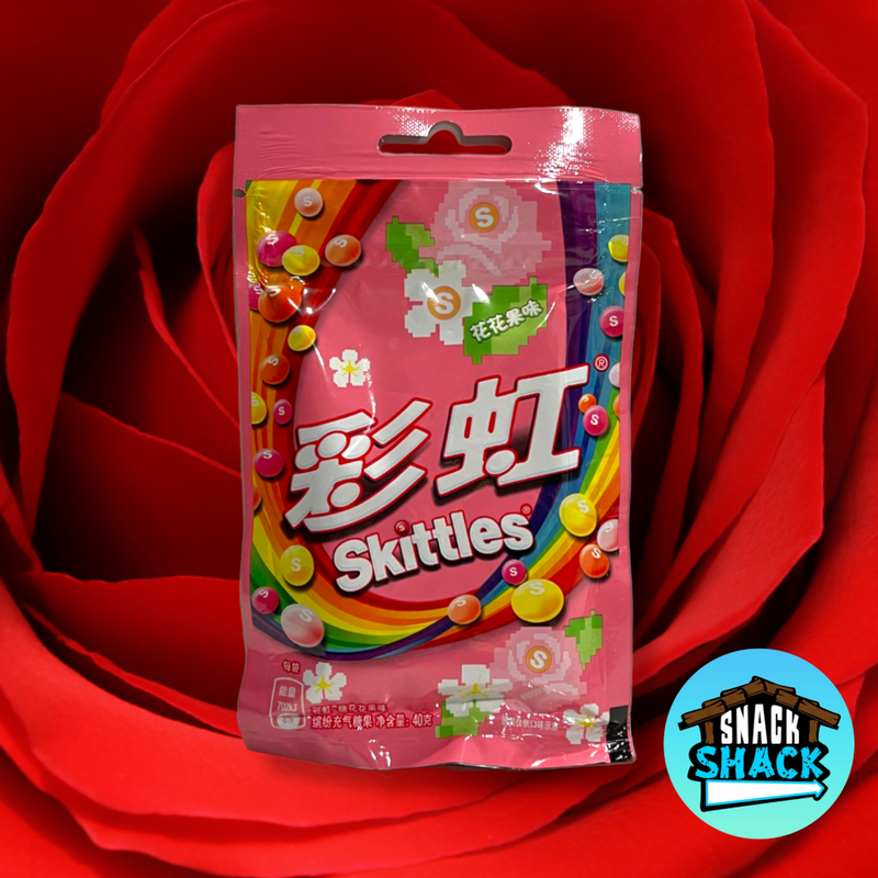 Skittles Floral Fruit Flavor (China) - Snack Shack Drive Thru