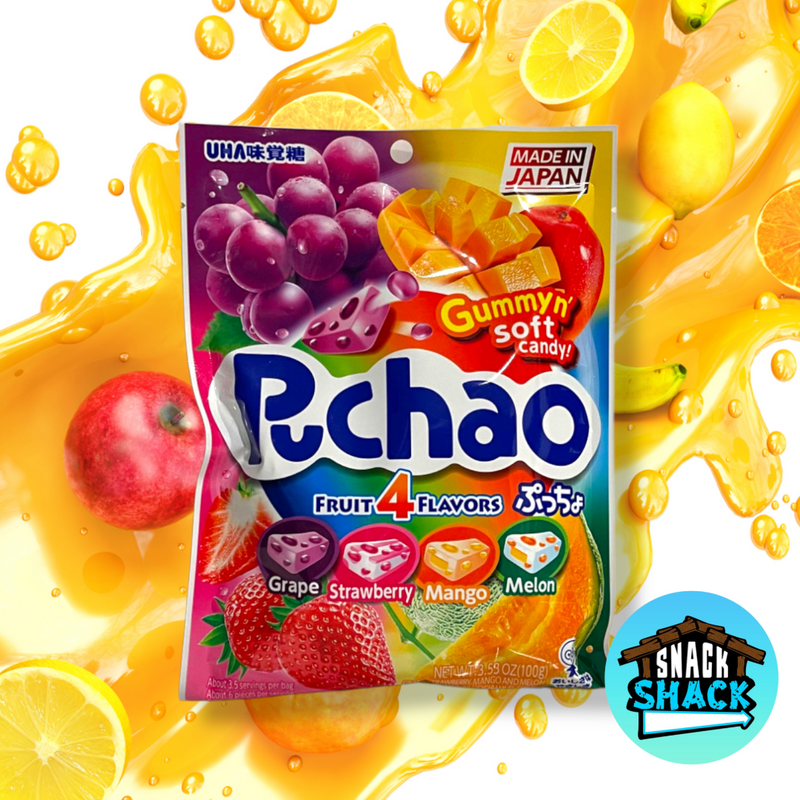 PuChao Fruit 4 Flavors Gummies (Japan) - Snack Shack Drive Thru