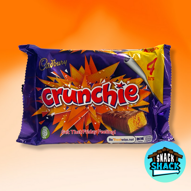 Cadbury Crunchie Chocolate Bars 4 Pack (UK) - Snack Shack Drive Thru