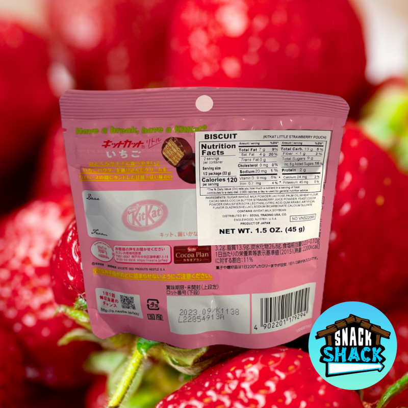 Kit Kat Little Strawberry Pouch (Japan) - Snack Shack Drive Thru