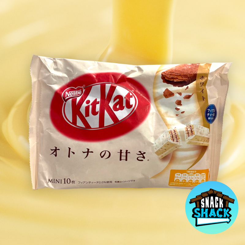 Kit Kat White Chocolate Fiantine Flavor (Japan) - Snack Shack Drive Thru