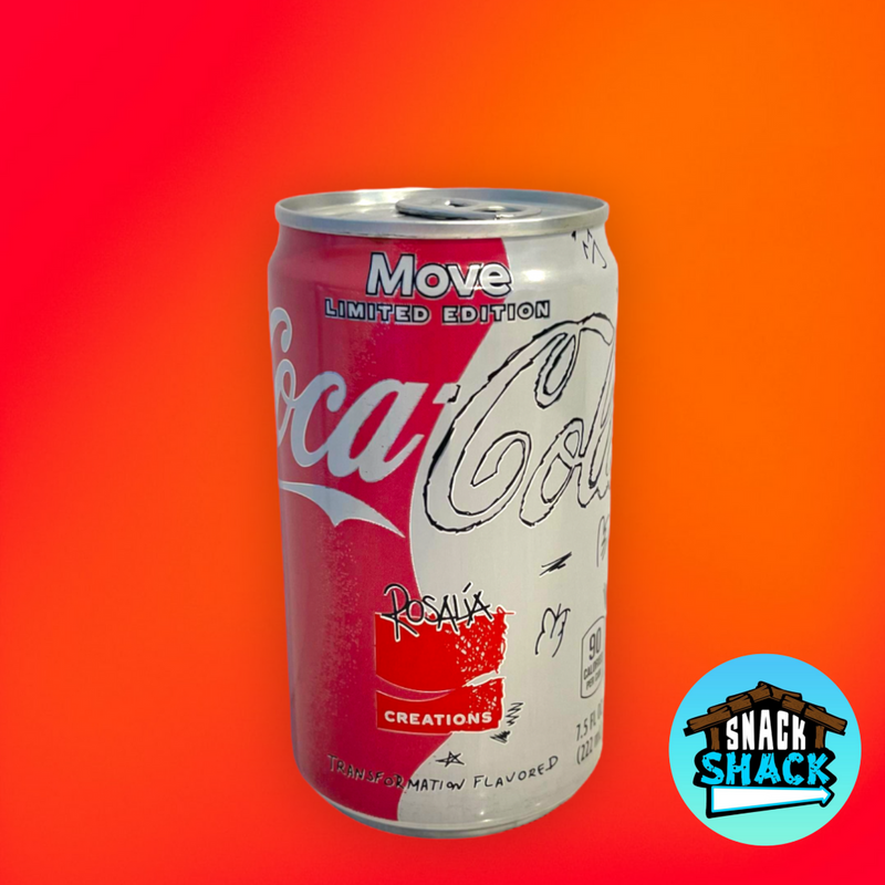 Coca-Cola Move Rosalia Creations Limited Edition Mini Cans (USA) - Snack Shack Drive Thru
