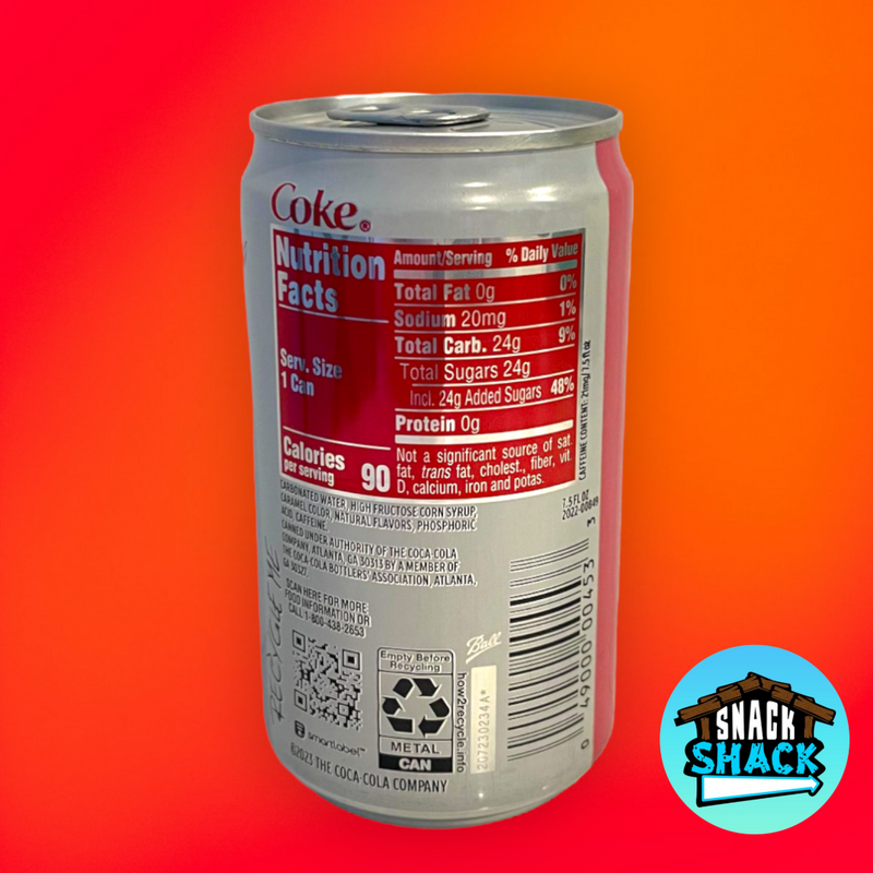 Coca-Cola Move Rosalia Creations Limited Edition Mini Cans (USA) - Snack Shack Drive Thru