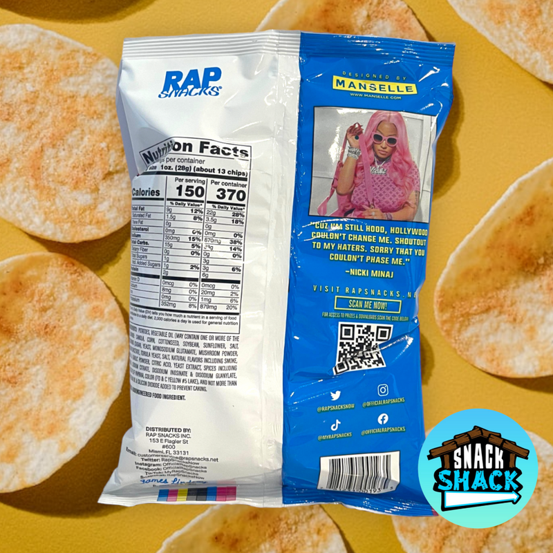 Rap Snacks Nicki Minaj Salt & Vinegar Truffle Chips (USA) - Snack Shack Drive Thru