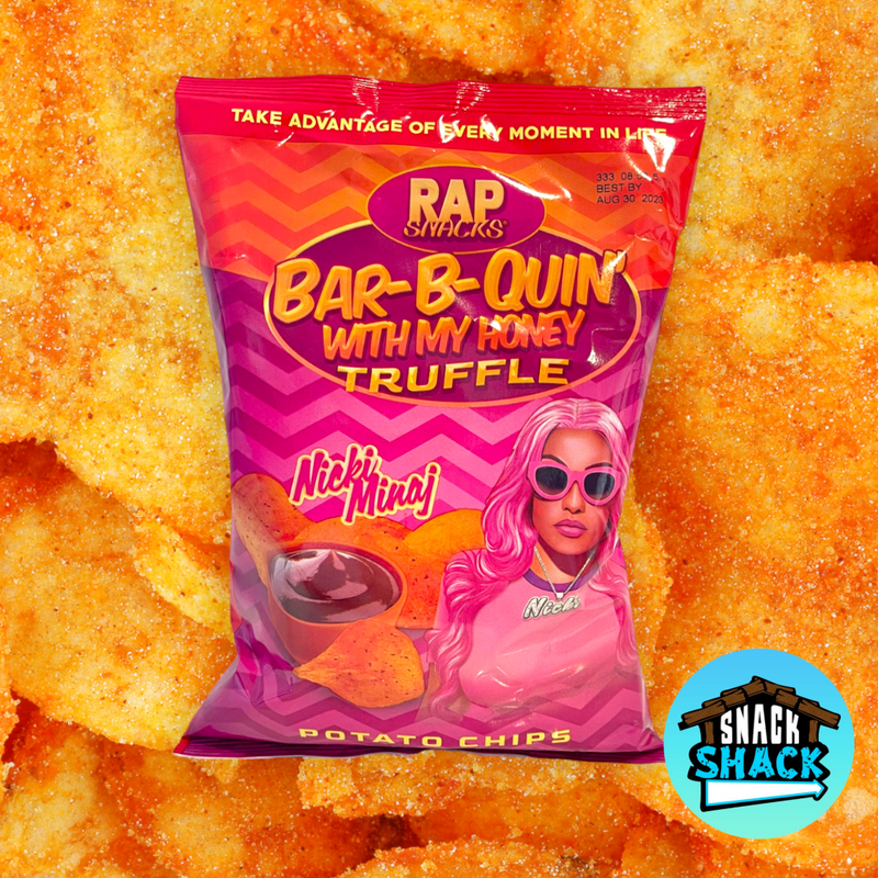 Rap Snacks Nicki Minaj Bar-B-Quin' With My Honey Truffle Chips (USA) - Snack Shack Drive Thru