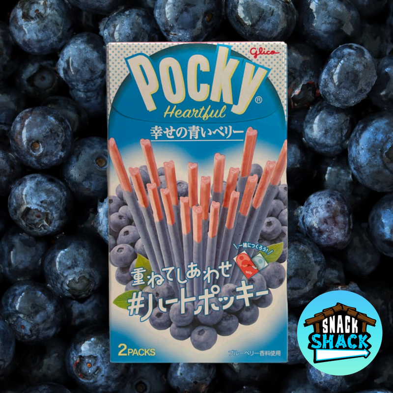 Pocky Heartful Blueberry Flavor (Japan) - Snack Shack Drive Thru