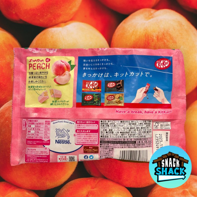Kit Kat Peach (Japan) - Snack Shack Drive Thru
