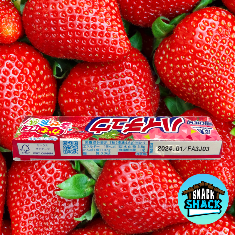 Morinaga Hi-Chew Strawberry (Japan) - Snack Shack Drive Thru