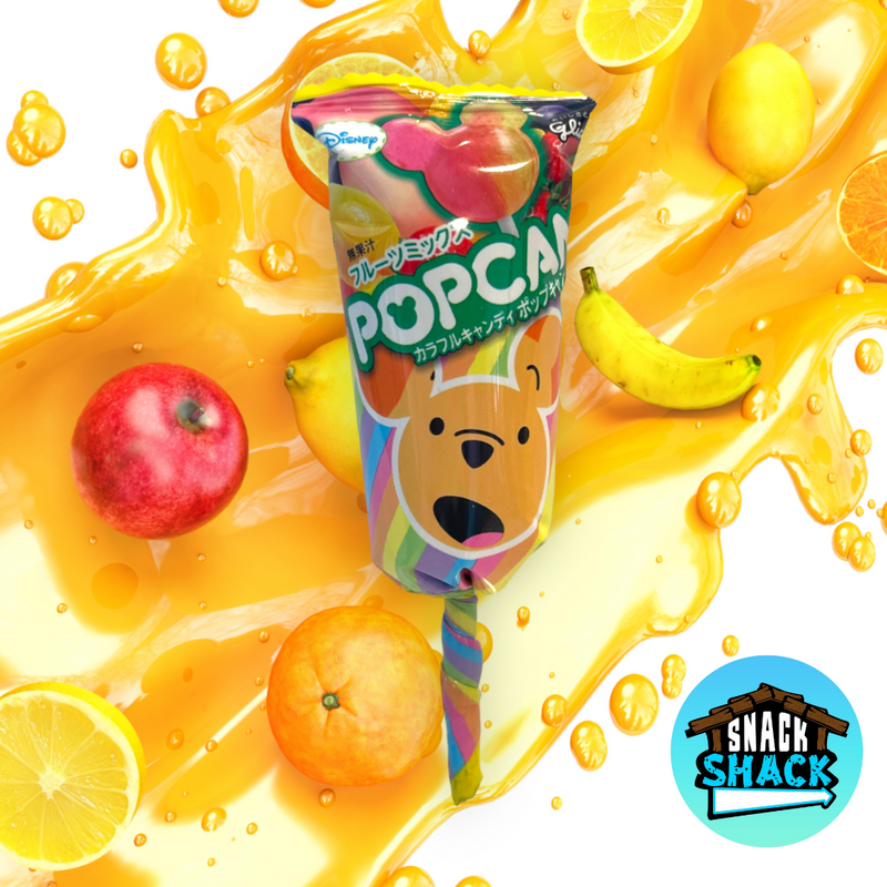 Glico Popcan Lollipop - Mixed Fruits Flavor (Japan) - Snack Shack Drive Thru