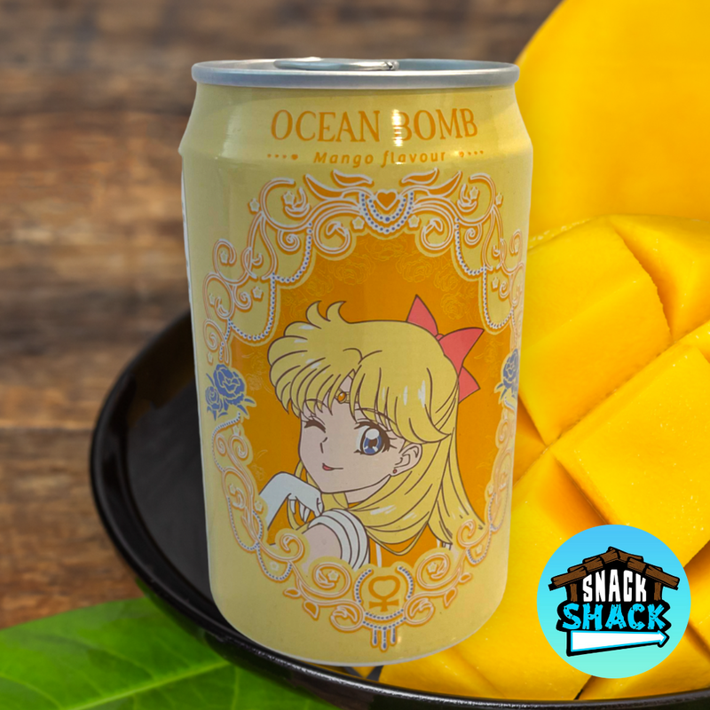 Sailor Moon Collaboration Ocean Bomb Sparkling Water Mango Flavor (Taiwan) - Snack Shack Drive Thru