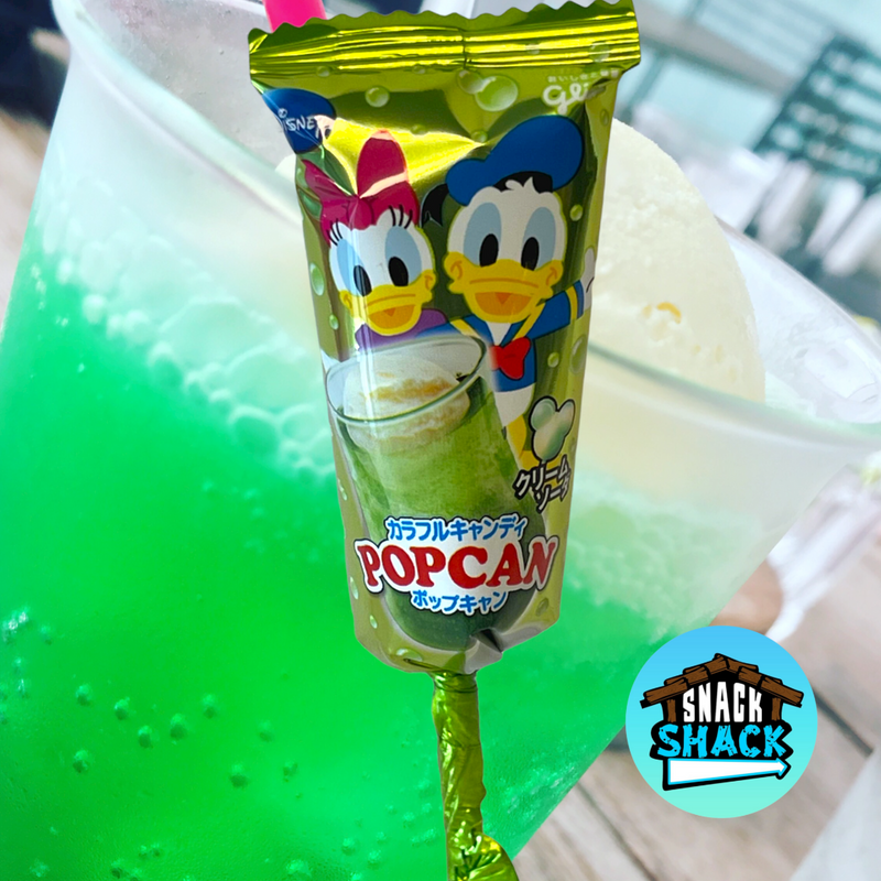Glico Popcan Lollipop - Cream Soda Flavor - Snack Shack Drive Thru