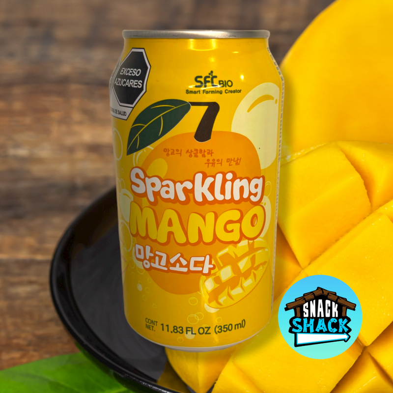 Sparkling Mango Soda (South Korea) - Snack Shack Drive Thru