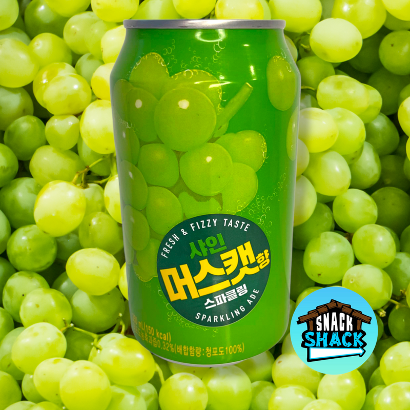 Shine Muscat Flavor Soda (South Korea) - Snack Shack Drive Thru