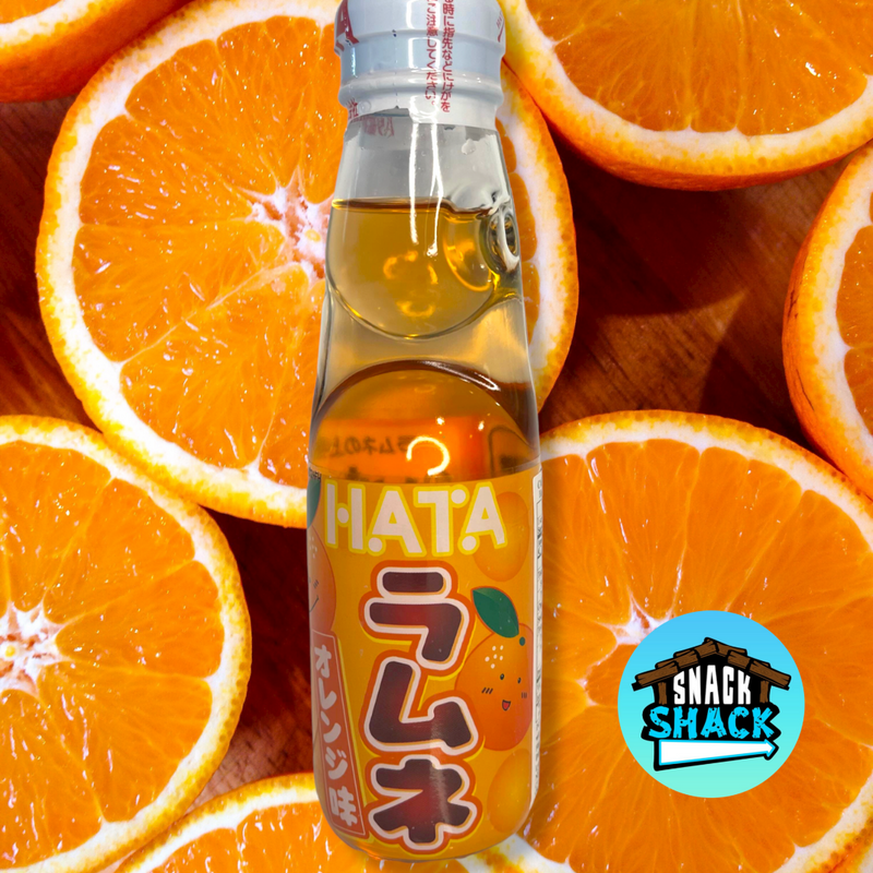 Hata Ramune Orange Flavor (Japan) - Snack Shack Drive Thru