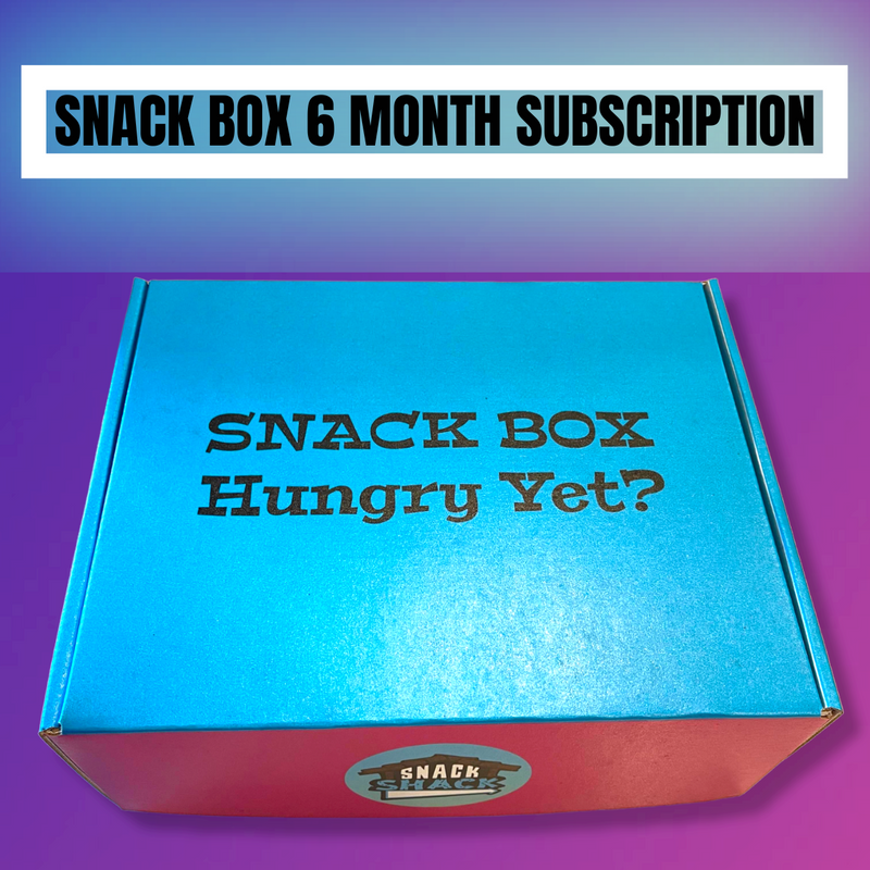 SNACK BOX 6-MONTH SUBSCRIPTION - Snack Shack Drive Thru