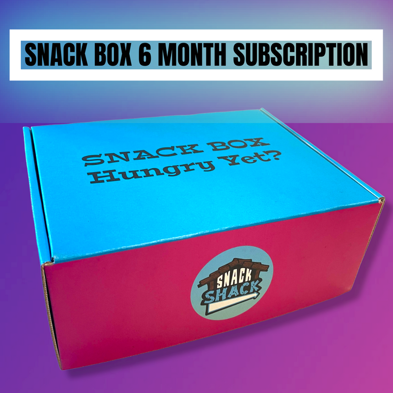 SNACK BOX 6-MONTH SUBSCRIPTION - Snack Shack Drive Thru