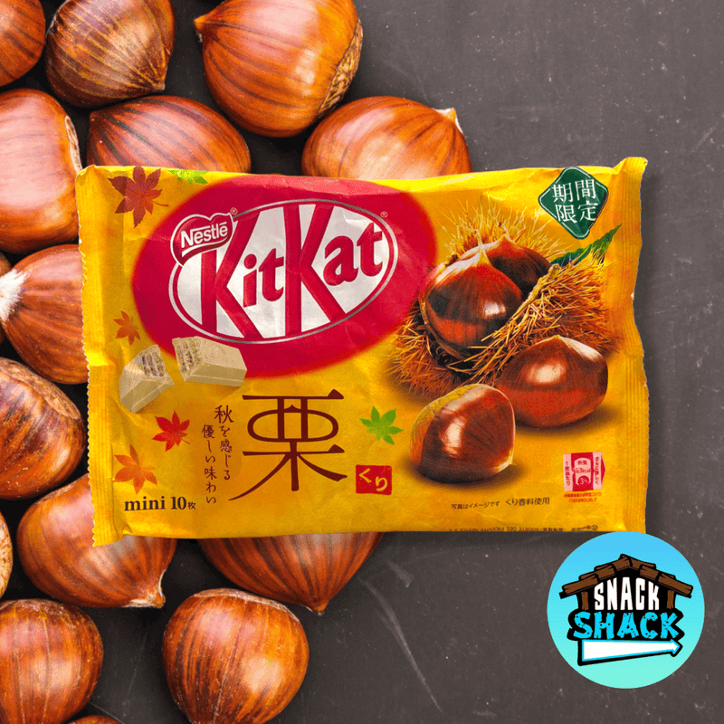 Kit Kat Autumn Chocolate Chestnut Limited Edition (Japan) - Snack Shack Drive Thru